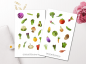 Preview: Vegetable Sticker Set